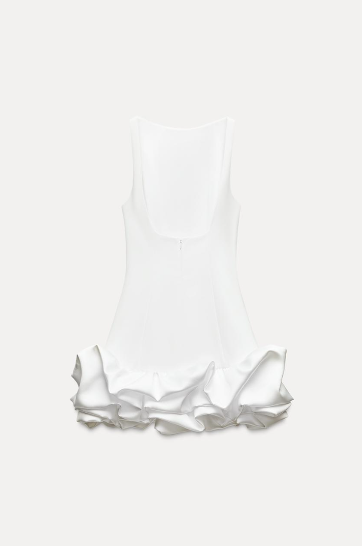 MATCHING VOLUMINOUS PLAYSUIT DRESS