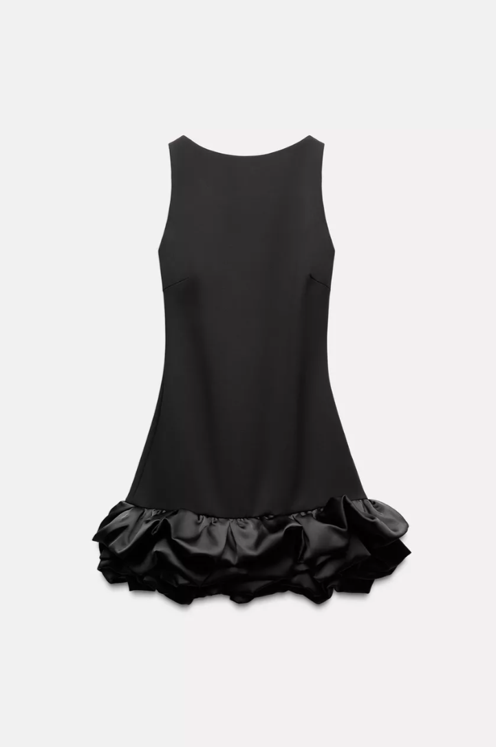 MATCHING VOLUMINOUS PLAYSUIT DRESS