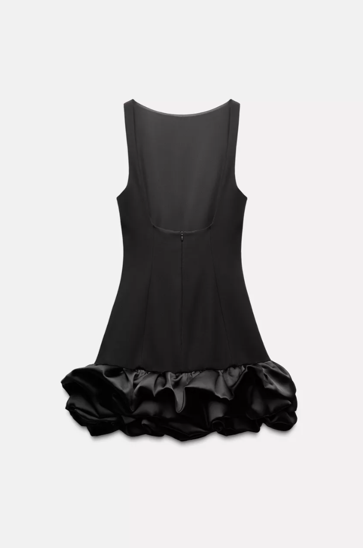 MATCHING VOLUMINOUS PLAYSUIT DRESS