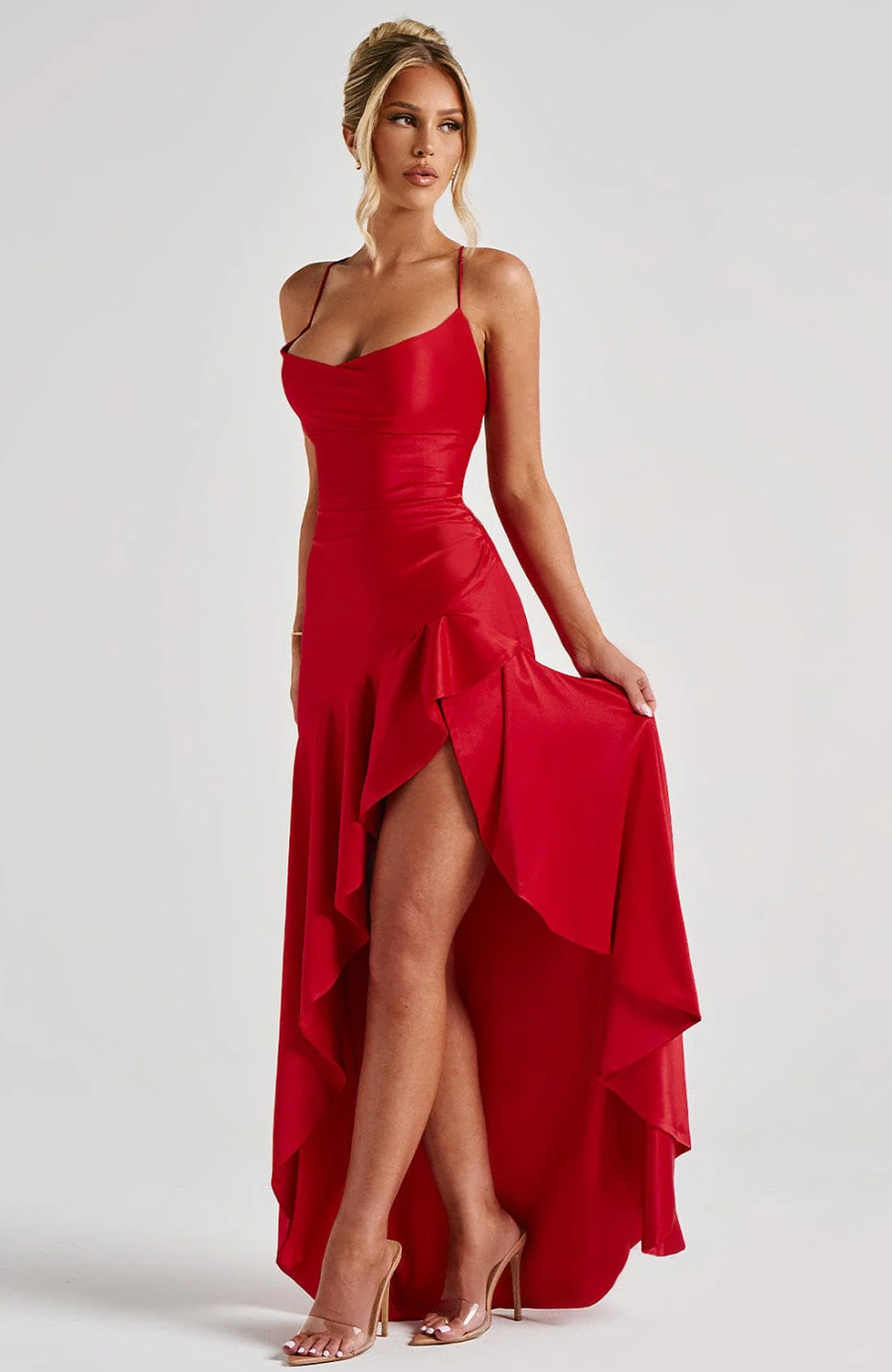 Samira Maxi Dress - Red