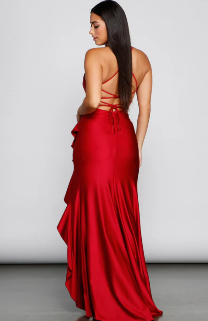 Samira Maxi Dress - Red