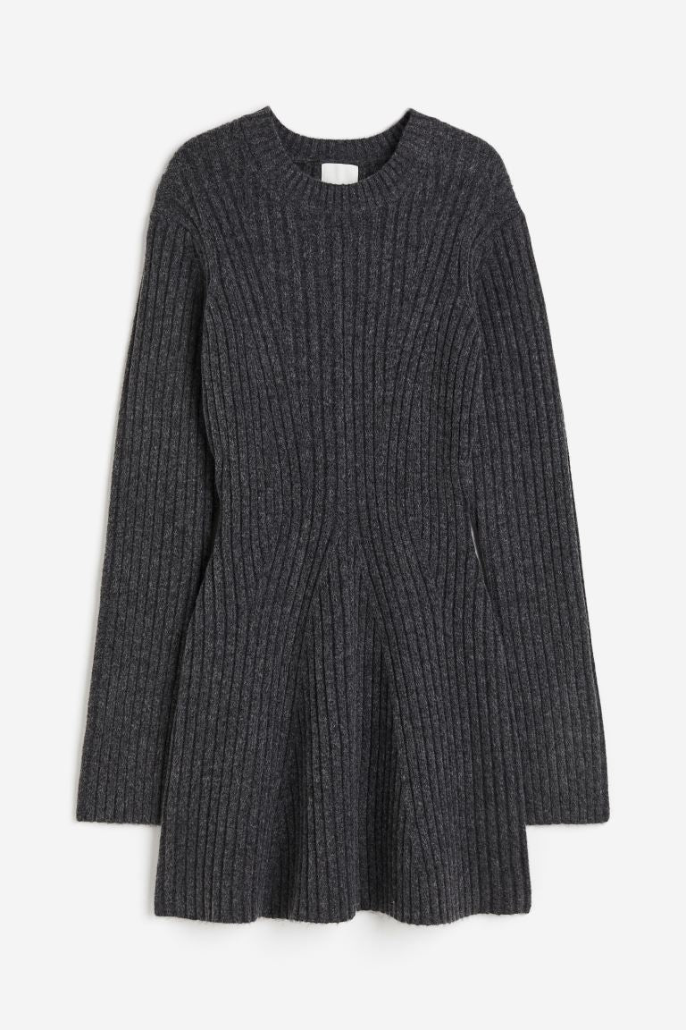 Fall Rib-Knit Dress