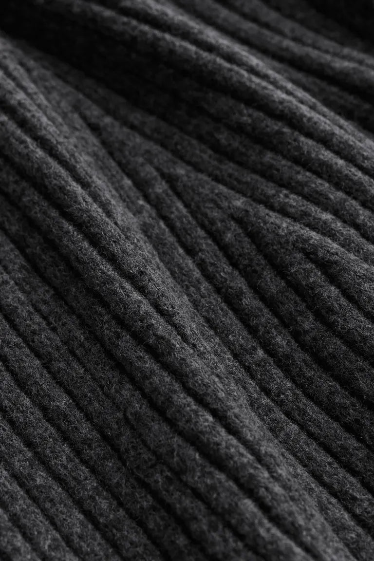 Fall Rib-Knit Dress