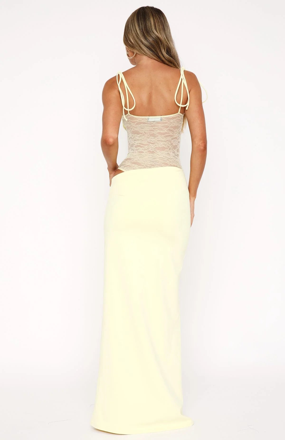 Lila Radiant Glow Maxi Dress - Lemon